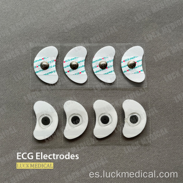 Propiedad médica de botones de electrodo ECG ECG